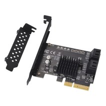 Marvell 88se9230 칩 satapcie raid 컨트롤러 sata pcie sata raid 카드 pci-e sata raid pci express 4x (로우, 검은색