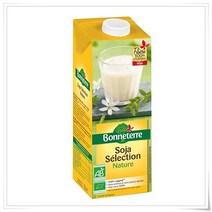 BONNETERRE Natural soy vegetable drink 보네테르 내추럴 소이 베지터블 드링크 1L 4개
