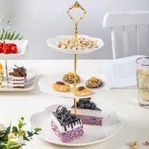 [크리스탈] 과일/ 디저트/ 홀더/ 애프터눈 /티 케이크/ 1단 2단 3단 4단 접시/ 다이닝룸/ 간식/ 받침/ 홈파티/ 접시 /그릇, 타원