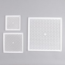 환기 그릴 PVC 백색 공기창 다목적 환풍기 화장실 통풍구 가구 천장 주방, 320X320