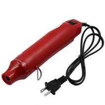 충전 전동 공구 세트 가정용 컷쏘 드라이버 드릴 뜨거운 공기 총 300w 110v 220v ligthweight handhold 전기 열 공기 수축 diy embossing, 협력사, 빨간색