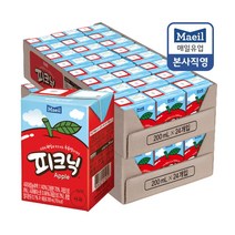 매일유업 피크닉 사과 200ml 48팩, 1세트, 1세트