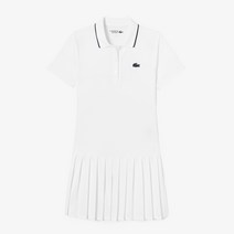 라코스테 스포츠원피스 여성 테니스 퍼포먼스 원피스 화이트 EF070E-52G 001