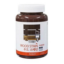 목재용 나뭇결유지 표현보호 곰팡이방지 수성 스테인 원목페인트 STAIN 가구용 테라스, 250ml 다크월넛