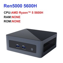 GenMachineAMDNUC데스크탑컴퓨터미니PC Ryzen55600H윈도우10/11DDR43.3GHz 최대HDMIRen5000, 01NONE_01미국