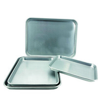 황제경금속 [셰프팩토리] 양은사각쟁반 가정용 업소용 식당용 카페 트레이, 무지