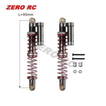 rc 서스펜션 110 RC 락 크롤러 메탈 오일 쇼크 업소버 90MM 95MM 100MM 105MM 110MM 115MM 피기 백 듀얼 스프링 댐퍼, GM 95MM 2PCS