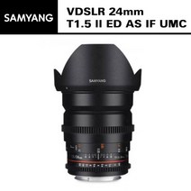 [삼양옵틱스] 카메라렌즈 VDSLR 24mm T1.5 ll ED AS IF UMC, 마운트 선택:Canon