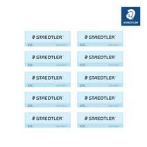 스테들러 525 슬라이딩 지우개 리필 파스텔, 10개, 하늘
