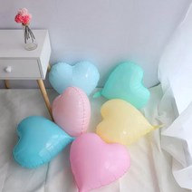 알리미스토리 캔디 하트 은박풍선 6종, 1개, 캔디하트_옐로우