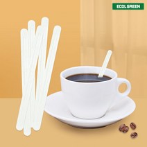 종이 커피스틱 No미세플라스틱 식물유래 PLA 커피스틱 1500개, PLA 천연펄프 커피스틱 1500개입