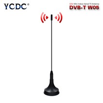 마그네틱 베이스가 있는 5dbi 안테나 174-230 MHz 및 470-862MHz TV 동축 수 커넥터 DVB-T HDTV 디지털 프리뷰용