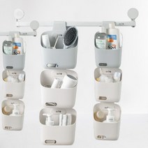 창문걸이형 컵걸이 찬장 수납 기숙사 옷장 실내화걸이, 소형화이트
