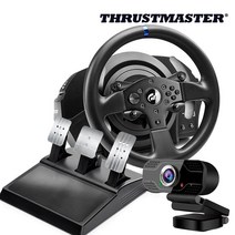 트러스트마스터 T300RS GT 에디션 3패달 레이싱휠 (한국공식)+에이투비 ATOB-HD200 웹캠 (사은품)