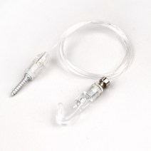 철물백화점 액자걸이 액자레일 와이어액자걸이 픽쳐레일 그림걸이, C4 천장좁은틈 투명 스타 기본형, 1개