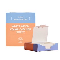 백색마녀 백금나노 이염방지시트 물빠짐 방지 세탁 티슈, 1개, 30매입