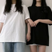 [130까지] 고퀄레이어드반팔[470]사계절코디 박스티셔츠 롱기장기본 하의실종 통통녀 레이어드룩