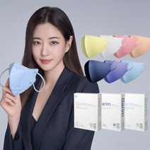 가림 김사랑 컬러 새부리형마스크 30매 여름용 얇은 세부리형마스크 중형 소형, 대형, 셀레스트블루