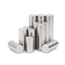 8pcs 75mm 원통형 핀 롤러 바늘 솔리드 포지셔닝 부식 방지 표면 부드러운 베어링 강, 한개옵션0