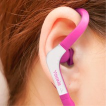 헬스장 러닝 귀걸이형 귀에거는이어폰 바이크 달리기 스포츠 노트북 핸드폰, 오렌지