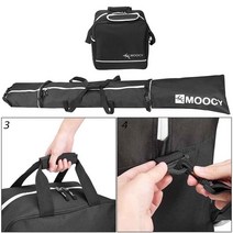 스노우보드부츠 스노우보드화 장비 스노보드 휴대용 스노우 보드 가방 대용량 스키 부츠, 검은색, 중국