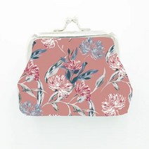 새가죽 동전 지갑 여성 꽃 미니 변경 키즈 주머니 이어폰 키 카드 홀더 가방 파우치