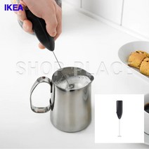 전동 라떼 커피 우유 거품기 미니 휘핑기 밀크포머, PRODUKT 우유거품기 블랙