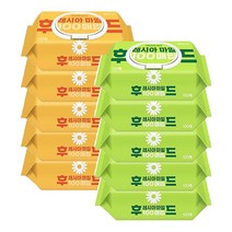 코디 후레시아 아기 대용량 도톰한 물티슈 100매 10팩