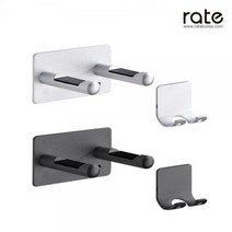 [rate]레이트 헤어드라이기 벽걸이 거치대, 블랙 벽걸이 거치대