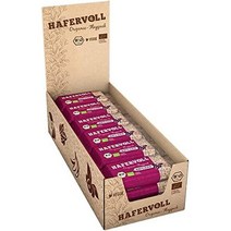 독일직구 오트밀 자연유래 플랩잭 베리 & 캐슈 18 x 60g 자연유래 오트 시리얼 바 크랜베리 캐슈 견과류 및 아마 씨앗 - 꿀 설탕 추가 없음 오븐에 구워짐 첨가물 없음, 상세참조, 수량