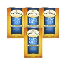 트와이닝 레이디 그레이 홍차 디카페인 20티백 40g Twinings Lady Grey Black Tea Decaffeinated, 4팩