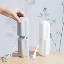 여행용 휴대용 양치컵 칫솔통 칫솔 치약 케이스 sonnaaa2*83652892Te, 화이트