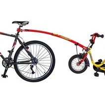 트레일게이터 자전거 연결장치 바이클 토우 바 자전거트레일러, 레드, 1개