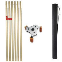 화재 경보기 분해 설치 도구 교체 공구 천장 긴 막대, 5.3m 고경도 티타늄 합금 막대+범용클로세트