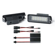 포르쉐 카이엔 958 92A 911 카레라 991 996 997 Boxster 987 981 스파이더 용 2Pcs 자동차 LED 번호판 라이트 램프, 1 Pair