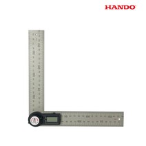 HANDO 한도 디지털 각도기 각도측정 길이측정 2IN1기능 200mm 300mm, HD-200AF(8인치200mm)