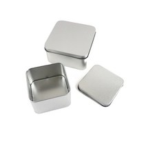 정사각 틴케이스 굿즈 소품 포카 정리함 미니 포토카드 빈티지 철제 틴케이스 8.5x8.5