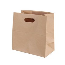 생일 쇼핑백 무지 크라프트 종이 50p 선물, 없음