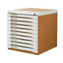 OY-7-9 목재 10단 서류 보관함(소)서류함 서류보관함, 에어포트