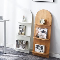 인테리어 원목책장 책진열대 잡지꽂이 잡지선반 매거진랙 전면책장 소품진열, 내츄럴