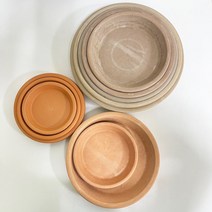 루아데코 테라코타 이태리 토분 받침 디그리아 토분 화분 물받침, 28호, 베이지색