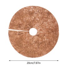 천연 코코넛 섬유 나무 뿌리 덮개 매트 커버 보호대 20/30/35/40cm 화분 디스크 패드 잡초 방제 따뜻한 수분 쿠션 1, 1 01