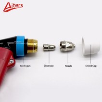 용접 P80 플라즈마 Nozlze 및 전극 용접 절단 소모품 20PCS/Kit 커터 액세서리, 02 1.3mm