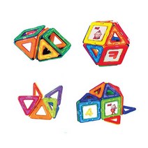 3세 도형 놀이 자석 블록 맞추기 장난감 20pcs 세트