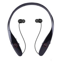 패션 신제품 HBS900 블루투스 헤드셋 LG 스포츠 이어버드 Hifi 스테레오 서브우퍼 무선 헤드폰 방수 삼성 S20 에 적합, [02] Black