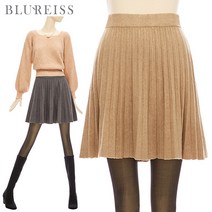 [블루레이스] 플리츠니트미니스커트_B2F1SK8081