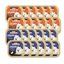 파미데이즈 강아지캔 연어x12+치킨x12 애견습식사료 강아지간식, 단품, 단품