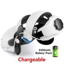 오큘러스퀘스트2 헤드스트랩 VR게임Oculus Quest 2 Halo Strap Head 조정 가능한 증가 지원 Oculus Quest 2, Chargeable, 한개옵션1