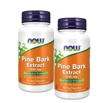 나우푸드 파인 바크 소나무껍질 추출물 240 mg 90정 NOW Pine Bark Extract, 2팩