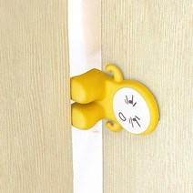 집사부 180도 문쾅방지 도어쿠션, 집사부옐로우, 1개
